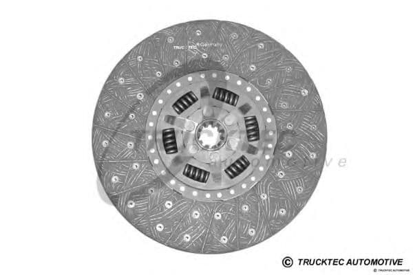 01.23.138 Trucktec Automotive Диск зчеплення для Mercedes T2