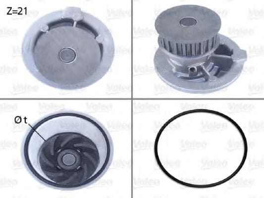 506003 Valeo Помпа
