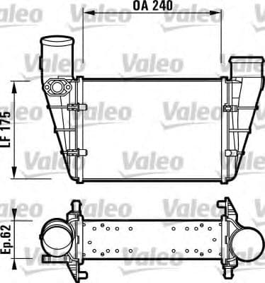 817625 Valeo Интеркулер