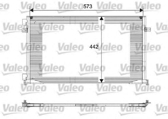 817644 Valeo Радіатор кондиціонера