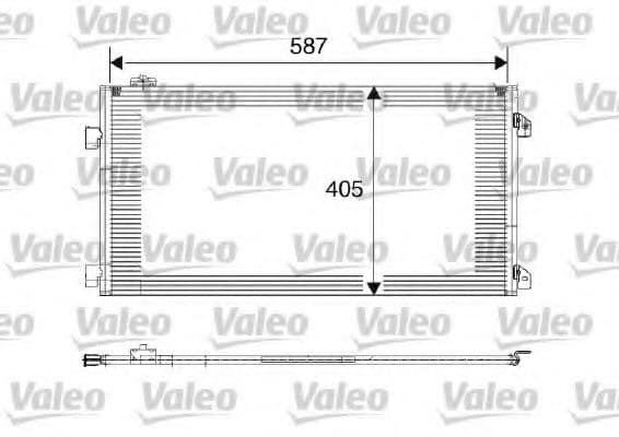 817646 Valeo Радиатор кондиционера