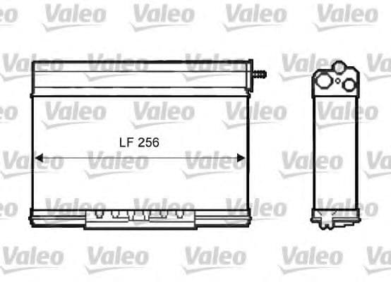 812401 Valeo Радиатор печки