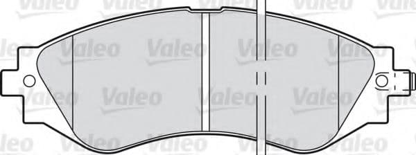 598361 Valeo Тормозные колодки