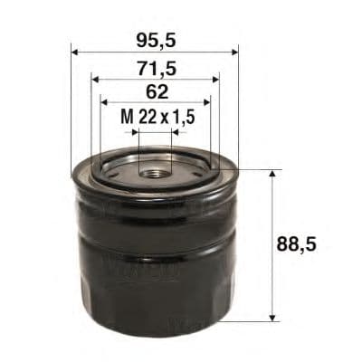 586097 Valeo Оливний фільтр