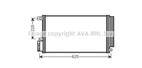 ALA5115D AVA Quality Cooling Радиатор кондиционера