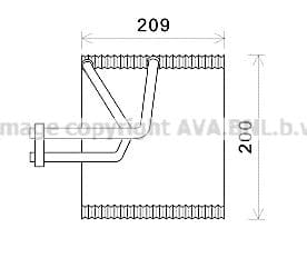 CTV045 AVA Quality Cooling Испаритель кондиционера