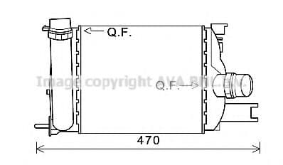 DAA4013 AVA Quality Cooling Интеркулер
