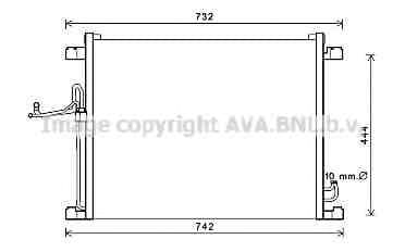 DN5392 AVA Quality Cooling Радіатор кондиціонера