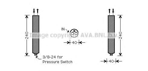 DND267 AVA Quality Cooling Осушитель кондиционера