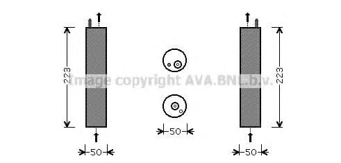DWD057 AVA Quality Cooling Осушувач кондиціонера