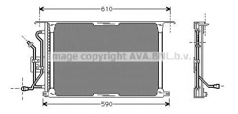 FD5258 AVA Quality Cooling Радіатор кондиціонера
