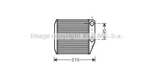 FT6313 AVA Quality Cooling Радіатор пічки