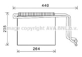 MSV563 AVA Quality Cooling Випарник кондиціонера