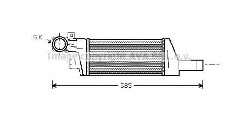 OLA4404 AVA Quality Cooling Інтеркулер