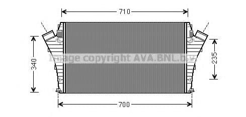 OLA4491 AVA Quality Cooling Інтеркулер