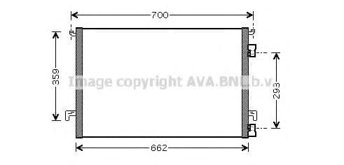 OLA5397 AVA Quality Cooling Радиатор кондиционера