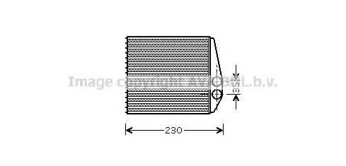 OLA6355 AVA Quality Cooling Радіатор пічки