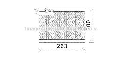PEV351 AVA Quality Cooling Випарник кондиціонера