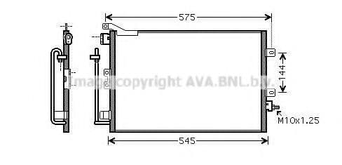RT5417D AVA Quality Cooling Радиатор кондиционера