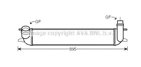 RTA4462 AVA Quality Cooling Интеркулер