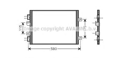 RTA5341 AVA Quality Cooling Радіатор кондиціонера