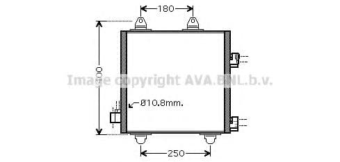 TOA5414D AVA Quality Cooling Радіатор кондиціонера