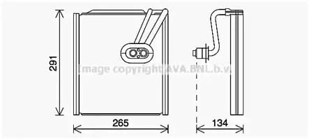 KAV292 AVA Quality Cooling Випарник кондиціонера