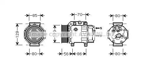 fdak378 AVA Quality Cooling Компресор кондиціонера