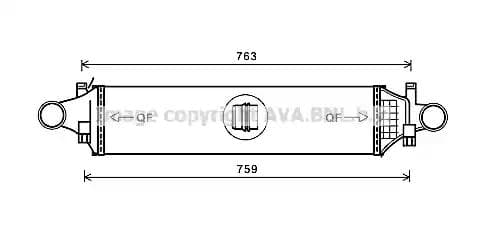 msa4659 AVA Quality Cooling Интеркулер