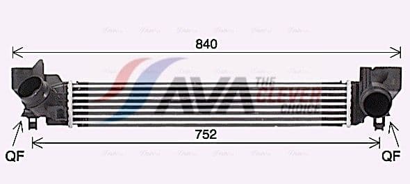 bw4579 AVA Quality Cooling Інтеркулер