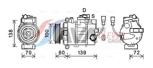 vnak382 AVA Quality Cooling Компресор кондиціонера