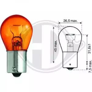 lid10054 Diederichs Лампа покажчика поворотів
