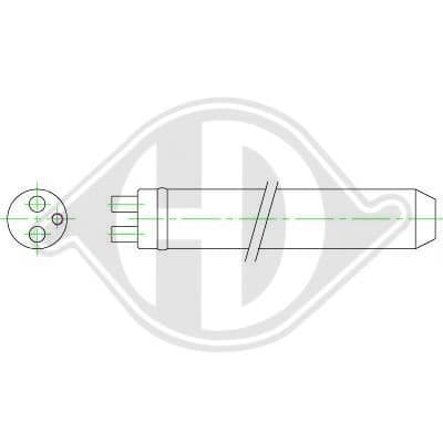 dct1003 Diederichs Осушувач кондиціонера