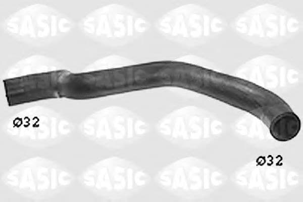 SWH6656 Sasic Патрубок радіатора системи охолодження двигуна
