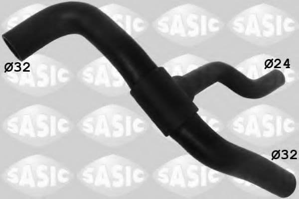 3406095 Sasic Патрубок радіатора системи охолодження двигуна для Fiat Doblo