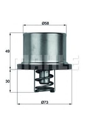 THD 1 82 Mahle Термостат