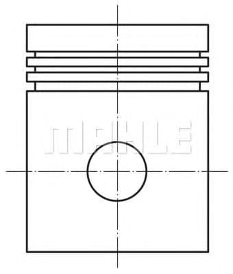 015 87 00 Mahle Поршень двигуна