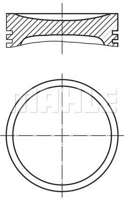 479 45 02 Mahle Поршень двигуна