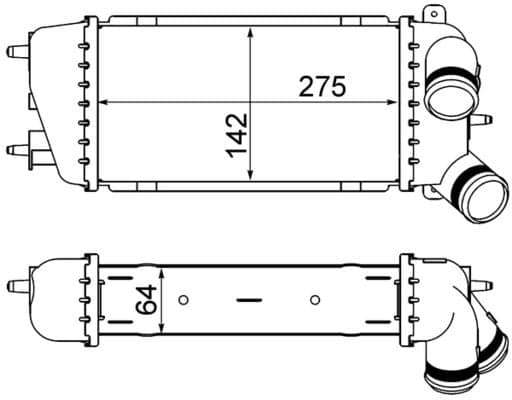 ci309000s Mahle Интеркулер