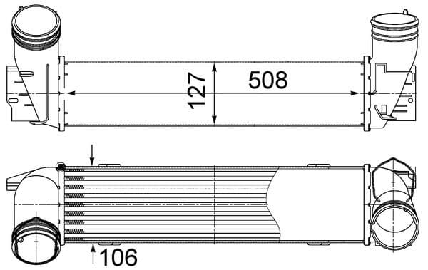 ci490000s Mahle Интеркулер