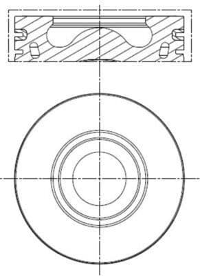 013pi00137000 Mahle Поршень двигателя