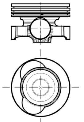 021pi00118100 Mahle Поршень двигуна