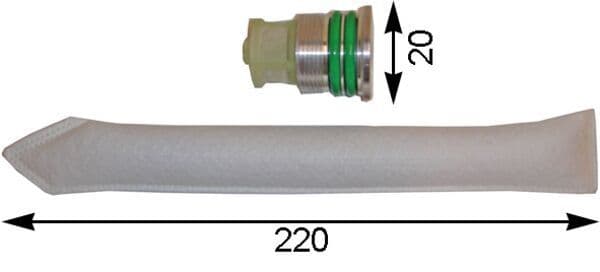 ad76000s Mahle Осушувач кондиціонера