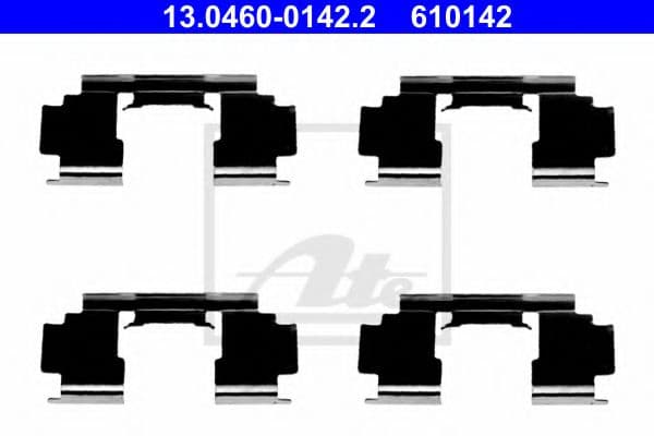 13.0460-0142.2 ATE Комплектующие дисковых тормозных колодок