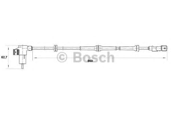 0 265 006 209 Bosch Датчик ABS