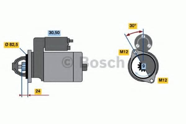 0 986 011 150 Bosch Стартер