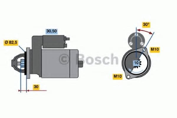 0 986 014 660 Bosch Стартер