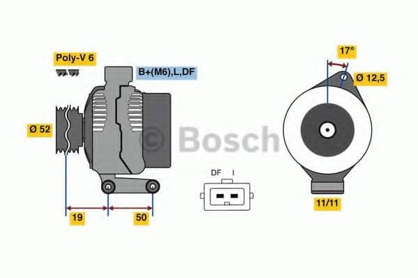 0 986 080 230 Bosch Генератор