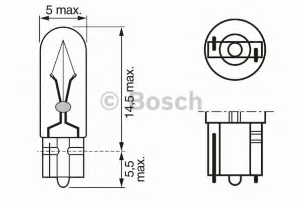 1 987 302 513 Bosch Лампа ближнего света