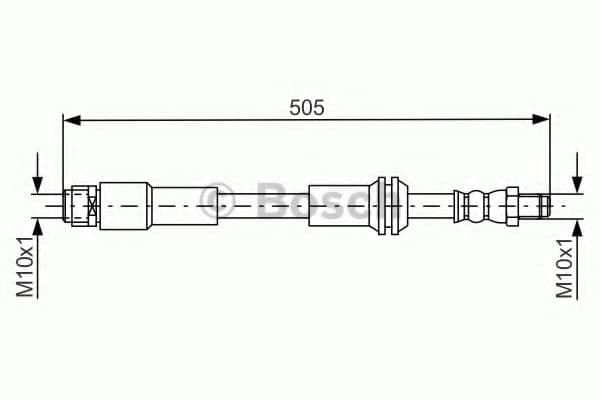 1 987 481 675 Bosch Гальмівний шланг